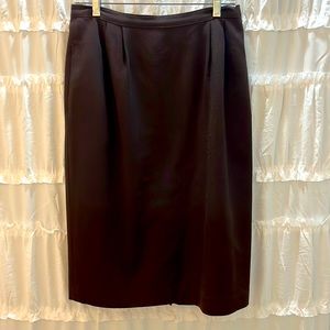 Beautiful Brown Wool Skirt Dark Academia Sz 12